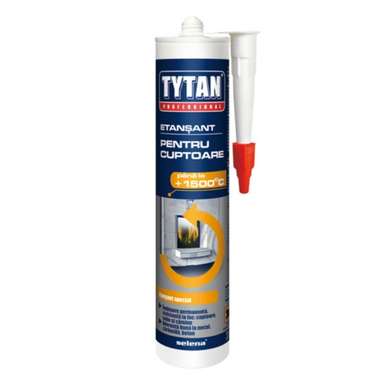Tytan Etanșant pentru Sobe, Cuptoare și Șeminee - 280ml Tytan Etanșant pentru Sobe, Cuptoare și Șeminee - 280ml